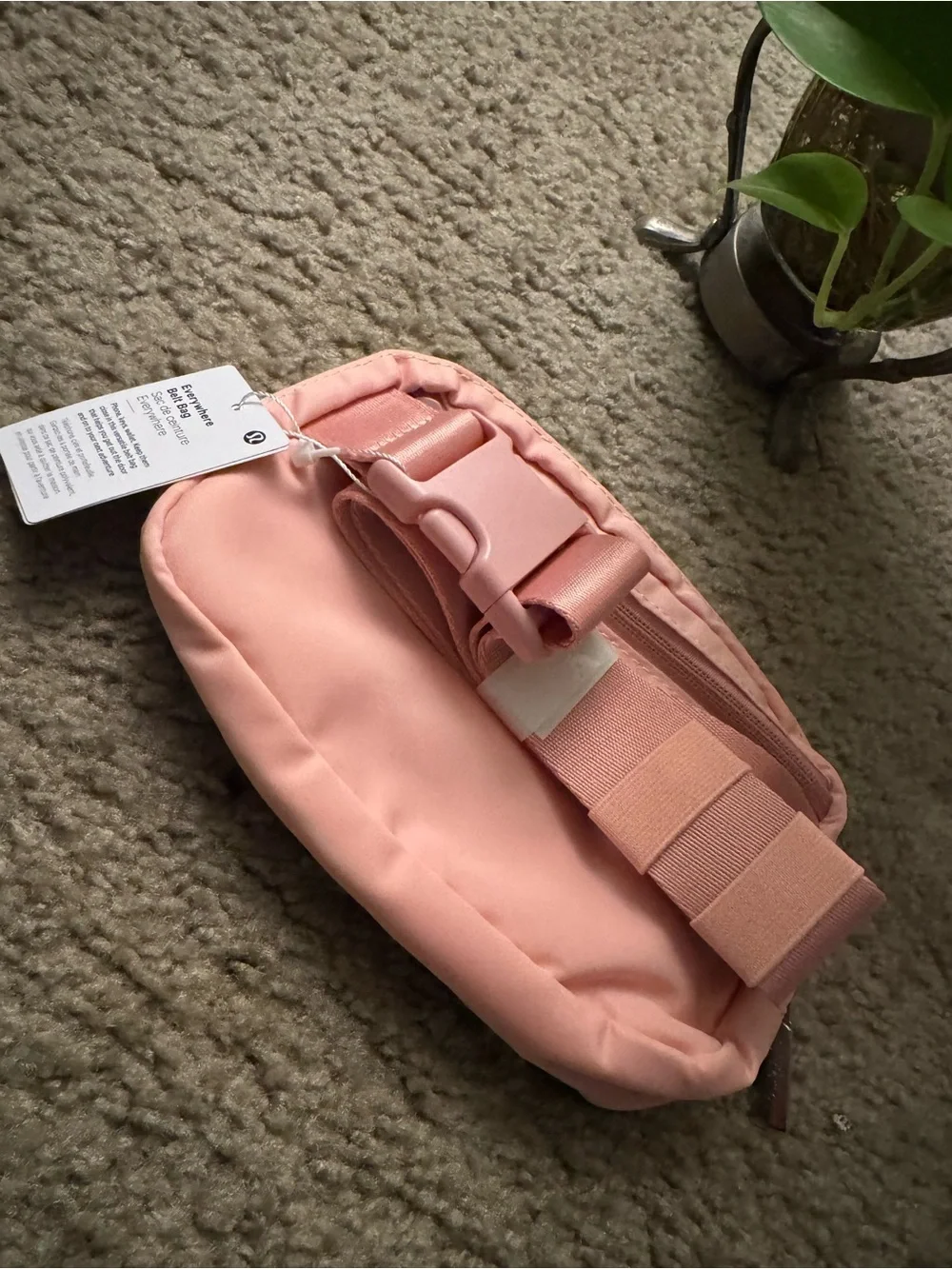 Pink color belt bag